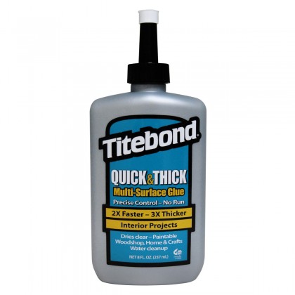 Titebond Quick & Thick Wood Glue - 8 Oz, 2403 (Franklin ...