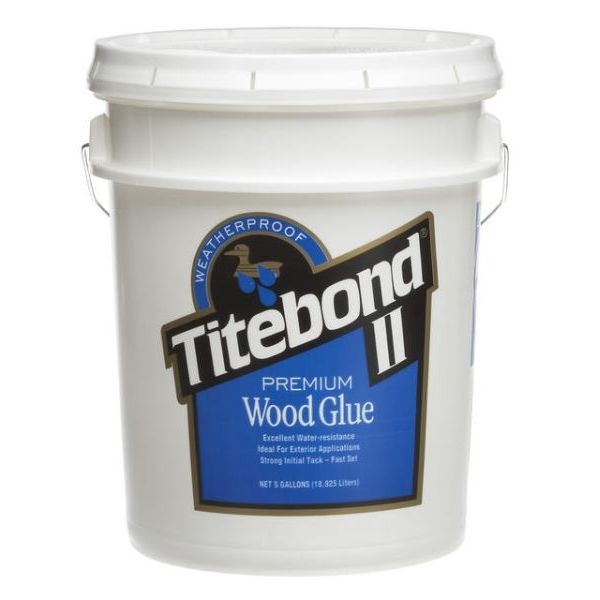 Titebond II Premium Wood Glue 5 Gallon, 5007 (Franklin International)