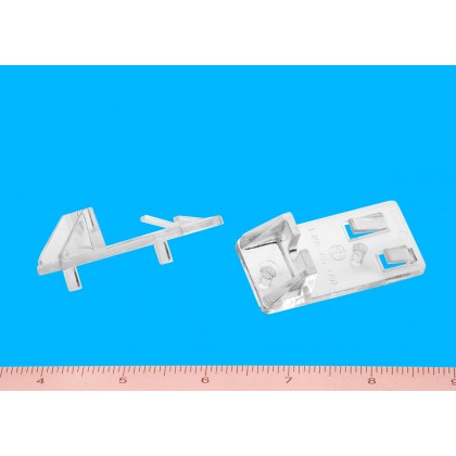 Heavy Duty Locking Shelf Support, Double Pin (Clear), 3220CL-32 ...