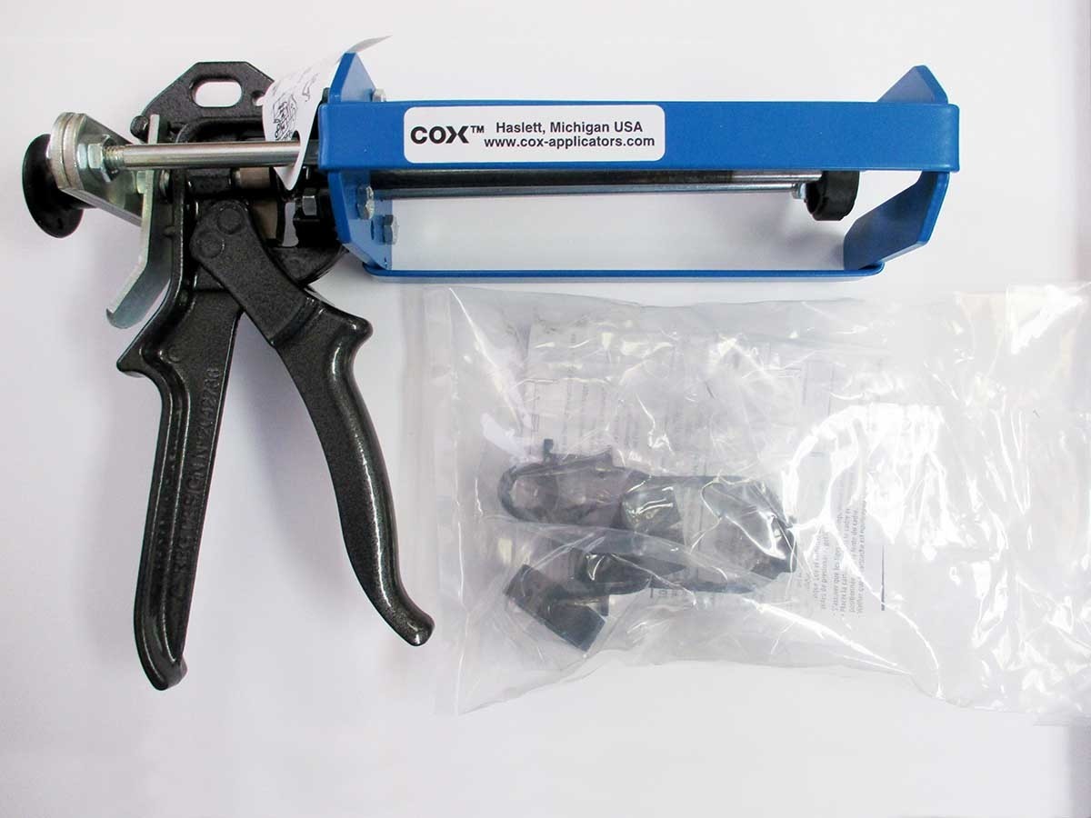 250ml Adhesive Bonder Dispensing Gun for MixPac 200series cartridge, Cox VBM 200X MR